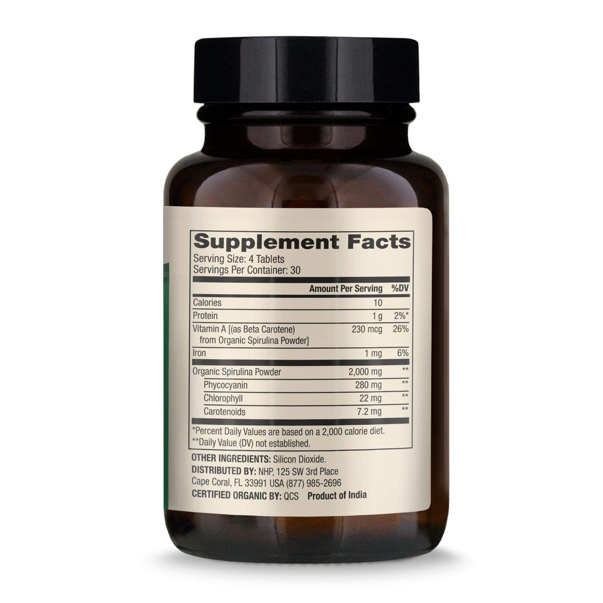 Dr. Mercola Organic Spirulina 2000 mg - 120 Tablets - image 2