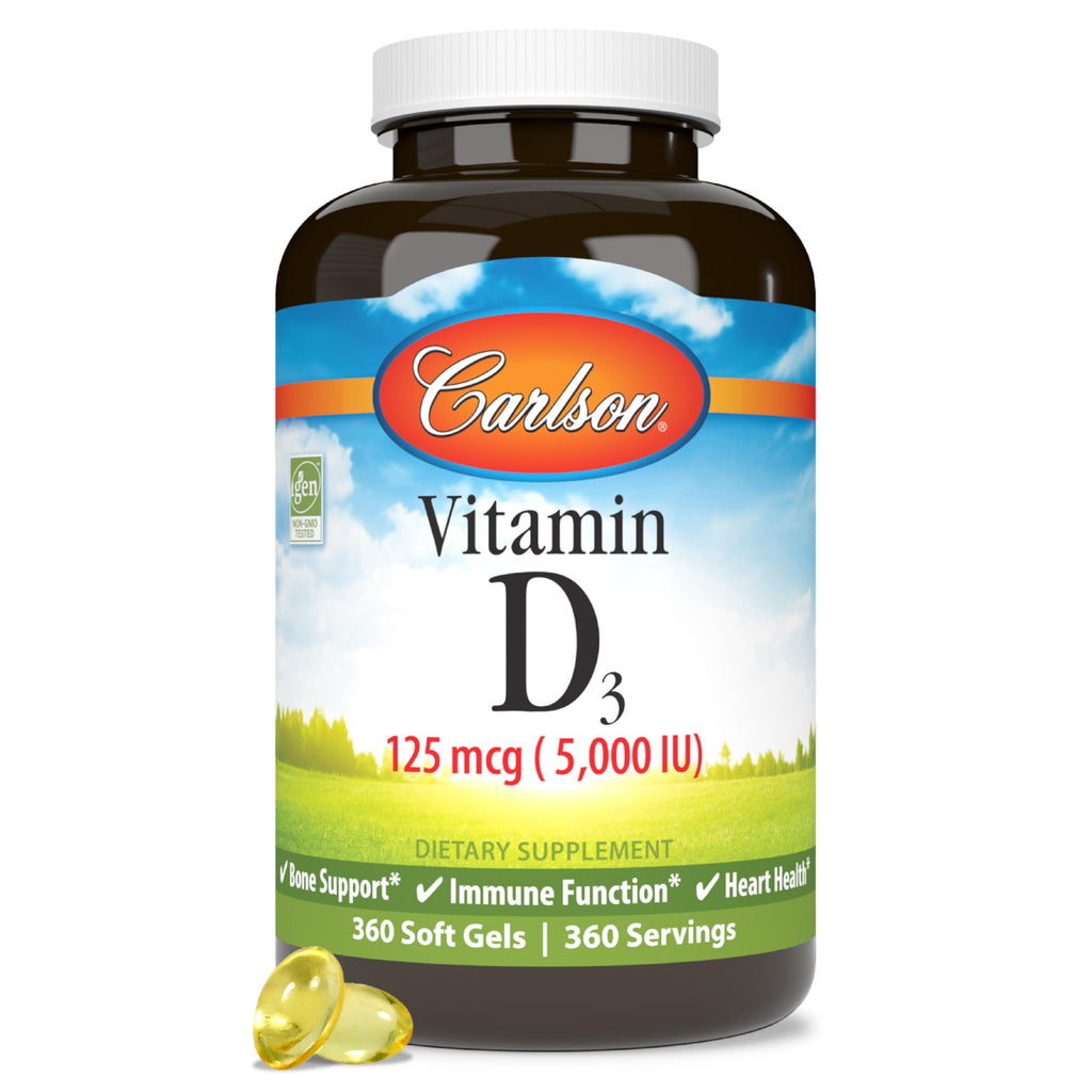 Carlson - Vitamin D3 5000 IU (125 mcg)