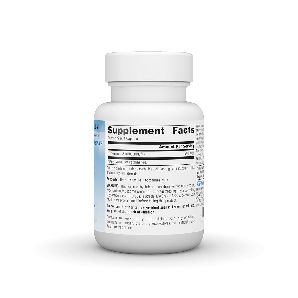 Source Naturals L-Theanine 200 mg - 30 Capsules - image 3