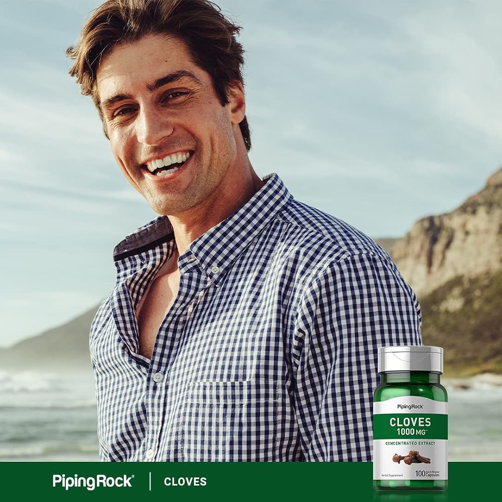 Piping Rock Cloves Supplement - 100 Capsules - image 6