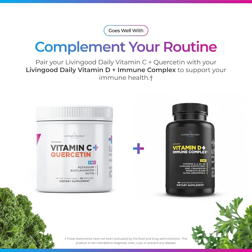 Livingood Daily High Dose Vitamin C Powder 2500mg - 30 Servings - image 6