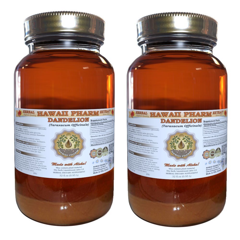 Hawaii Pharm Dandelion (Taraxacum officinale) Leaf Liquid Extract