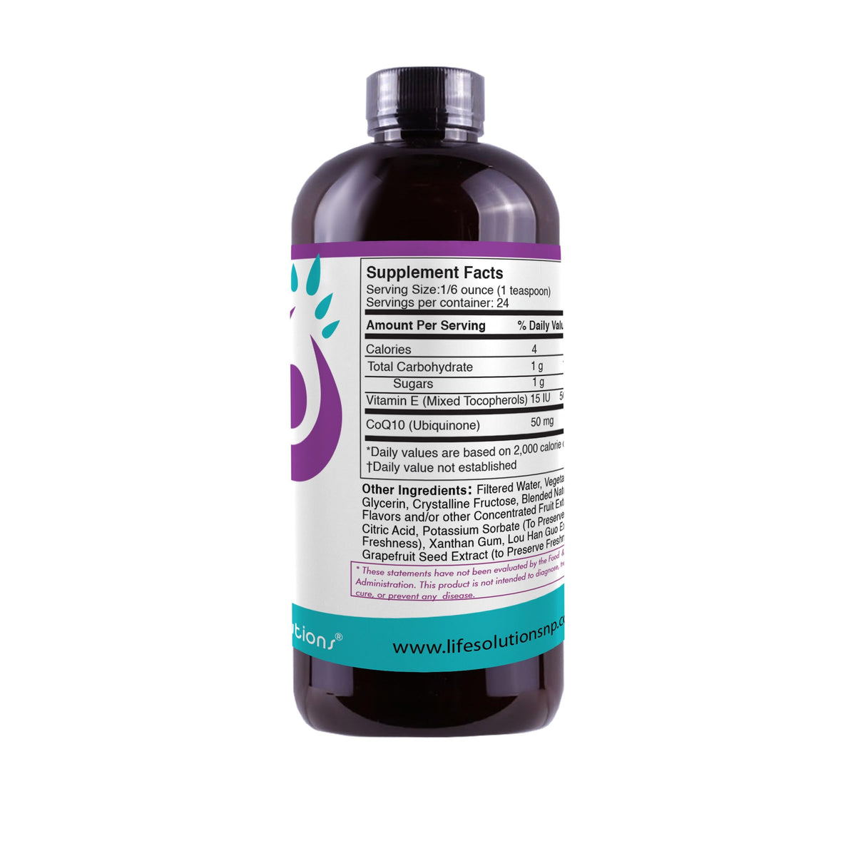 Life Solutions Liquid CoQ10 50 mg - 4 fl oz - image 2