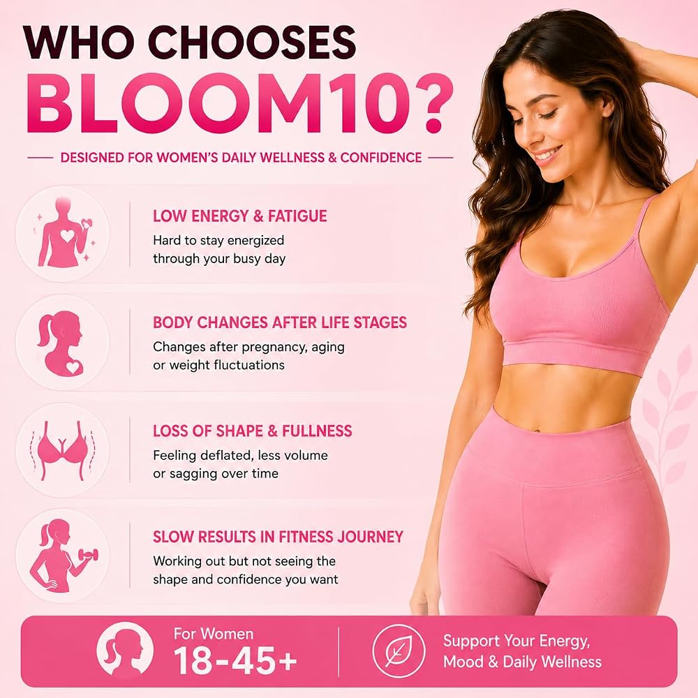 Biotics2 Bloom10 Breast Gummies for Women Bust Support & Health MAX