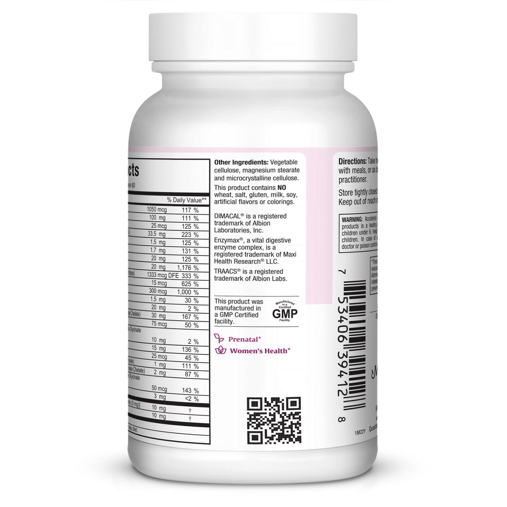 Maxi Health Small Prenatal with Methylfolate Capsules