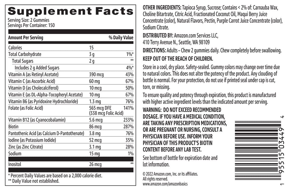 Amazon Brand - Solimo Adult Multivitamin