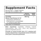 NusaPure Feverfew 380mg Vegan - 200 Vegetarian Capsules - image 4