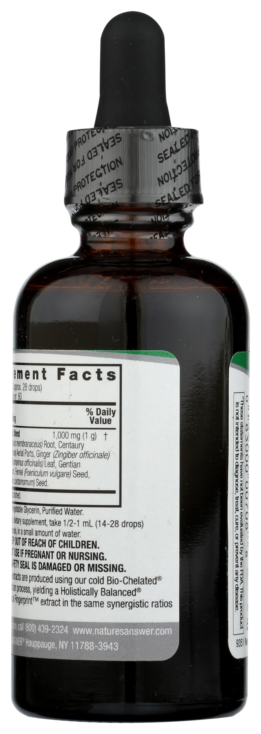 Nature's Answer Alcohol-Free Bitters with Ginger - 2 Fl Oz - image 2