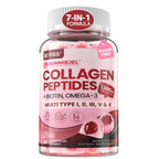 NEVISS Collagen Peptides Gummies for Women & Men - 60 Gummies