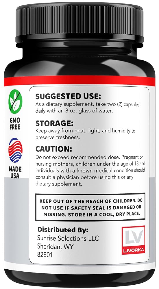 LIVORKA Gluco Extend Capsules All Natural Supplement - 120 Capsules - image 6