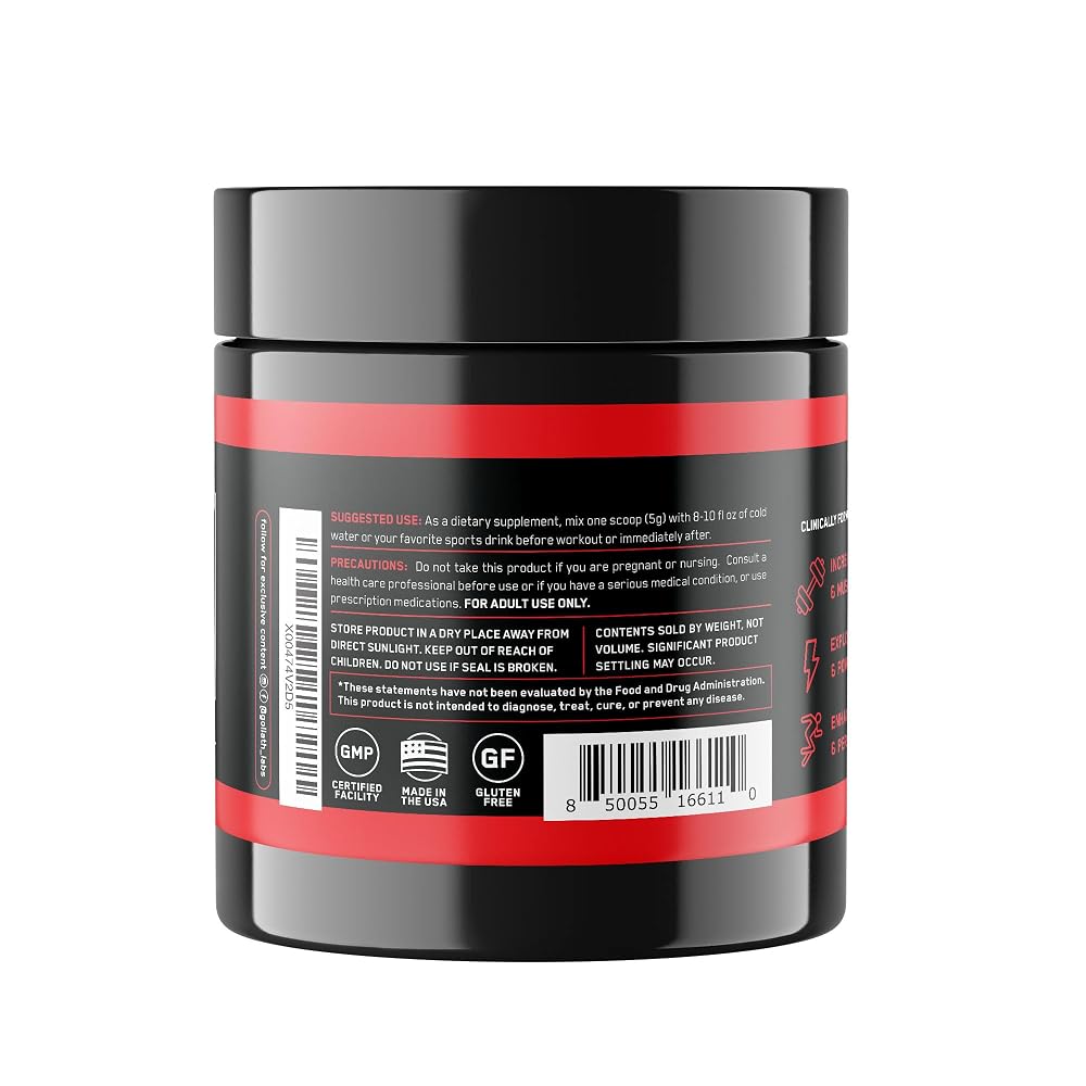 Goliath Labs Pure Creatine Monohydrate Powder - 300g - image 5