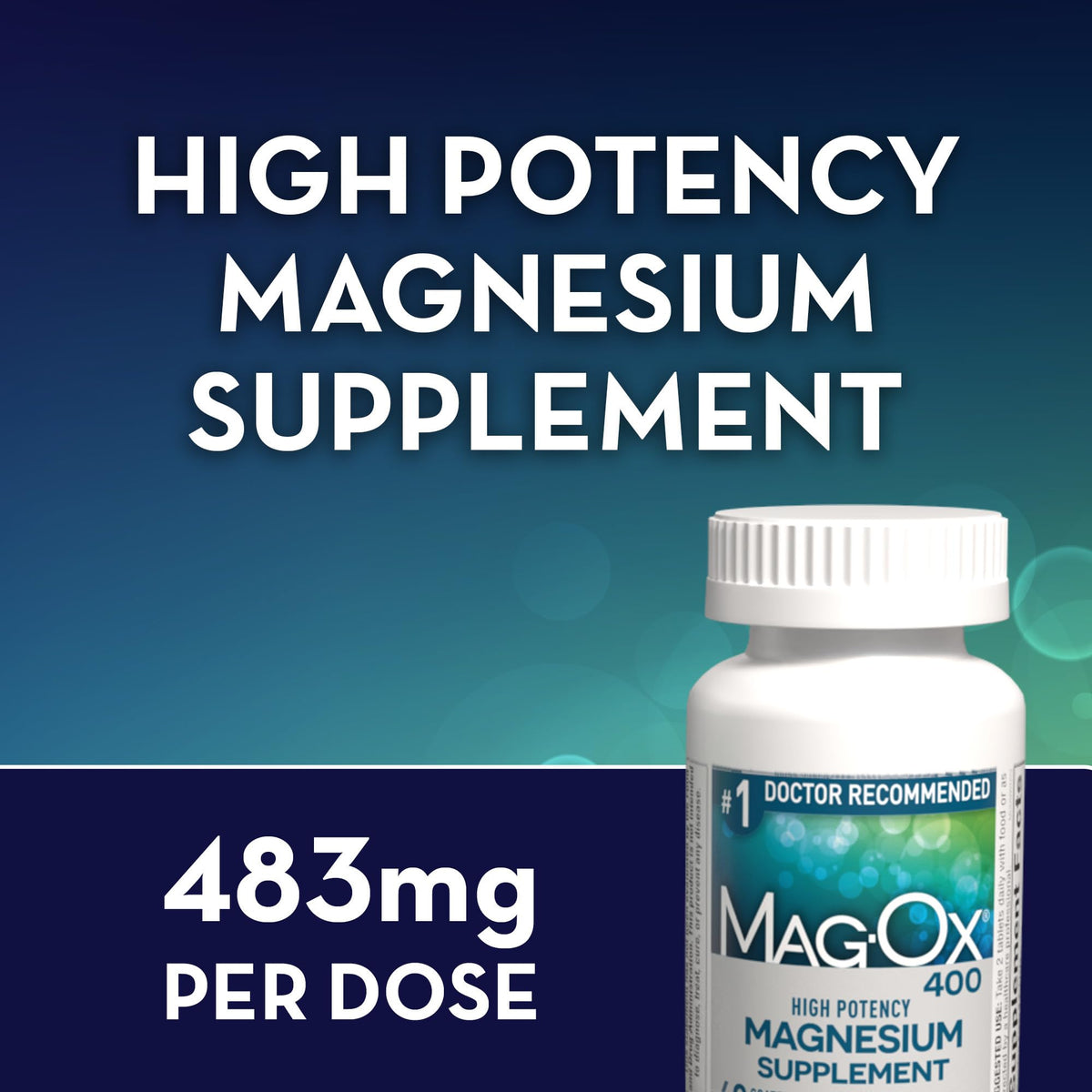 Mag-Ox 400 Magnesium Mineral Dietary Supplement Tablets