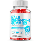 Nutravia Male Enhancing Supplement Gummies Testosterone Booster - 60 Gummies