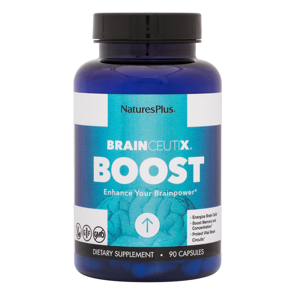 Nature's Plus BrainCeutix Boost Ginkgo Plus Brain Supplement - 90 Capsules