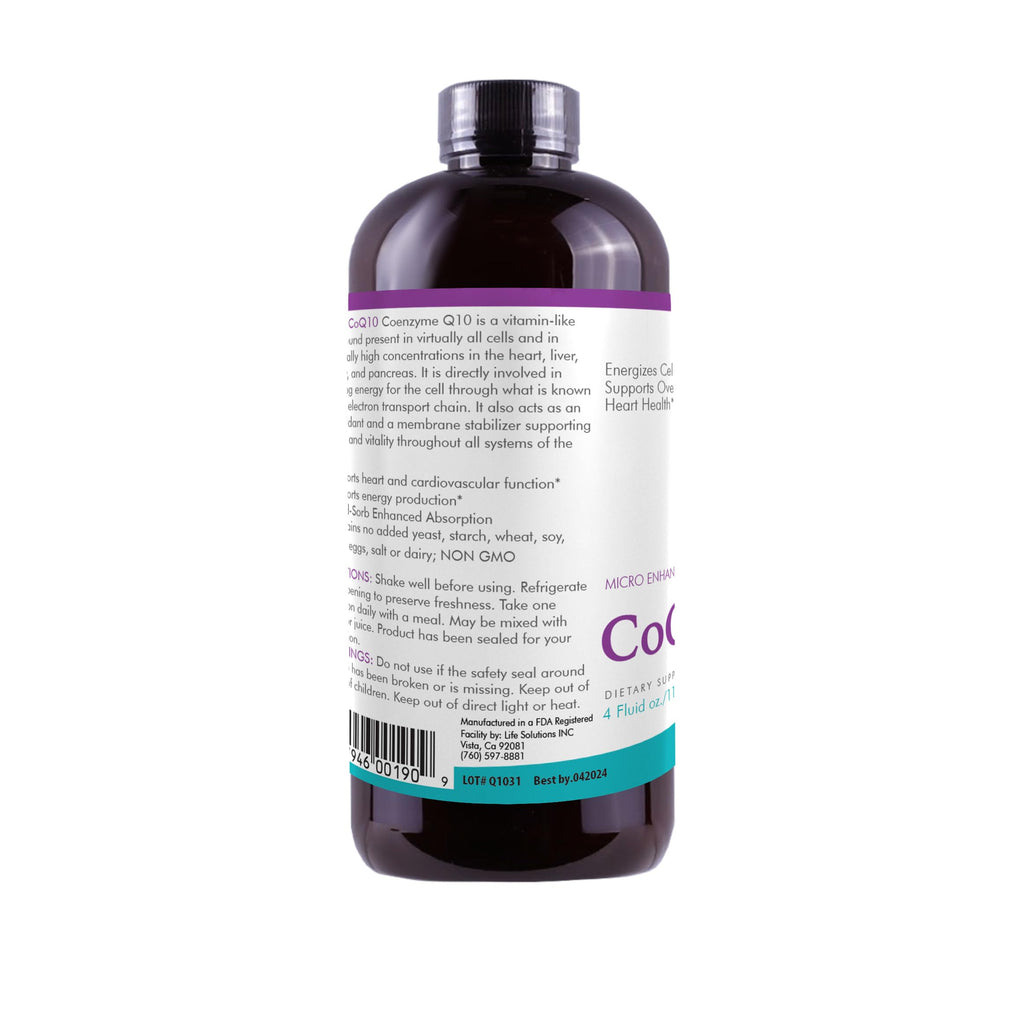Life Solutions Liquid CoQ10 50 mg - 4 fl oz - image 6
