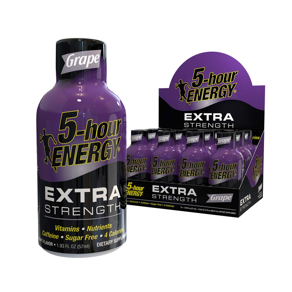 5-hour ENERGY Shot Extra Strength Grape - 12 Count