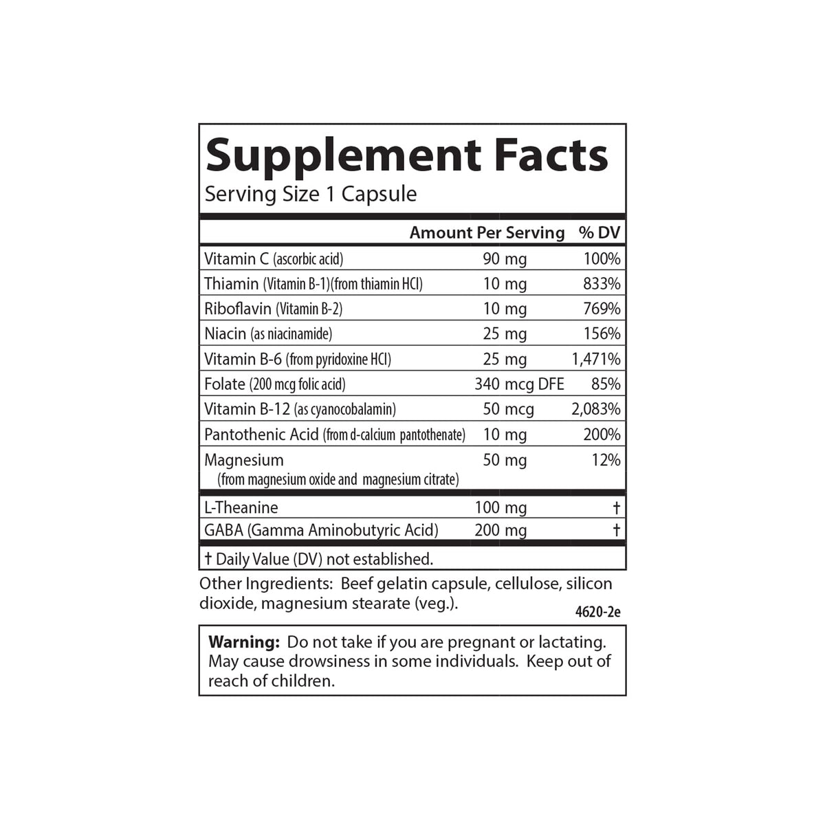 Carlson Totally Zen GABA & L-Theanine Stress Relief - 30 Capsules - image 4