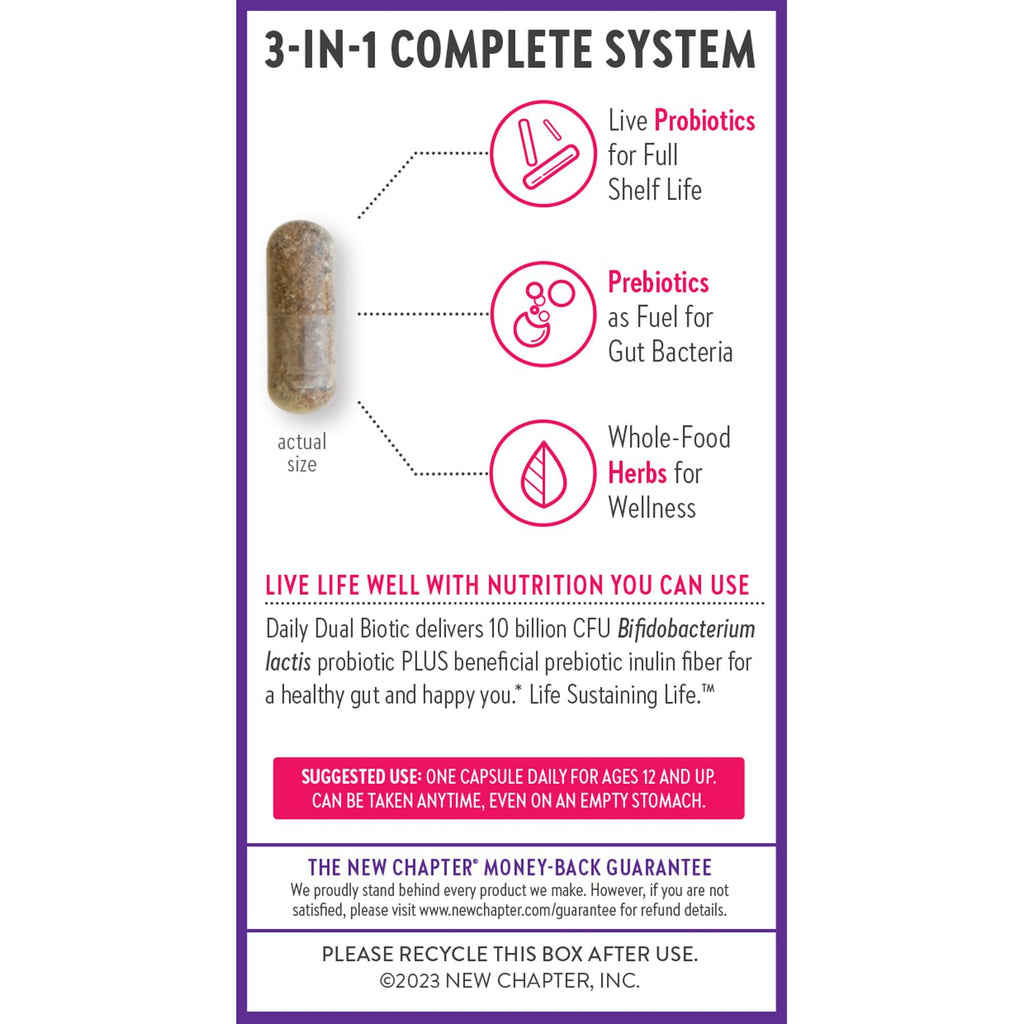 New Chapter Weight Management Probiotic - 30 Capsules - image 7