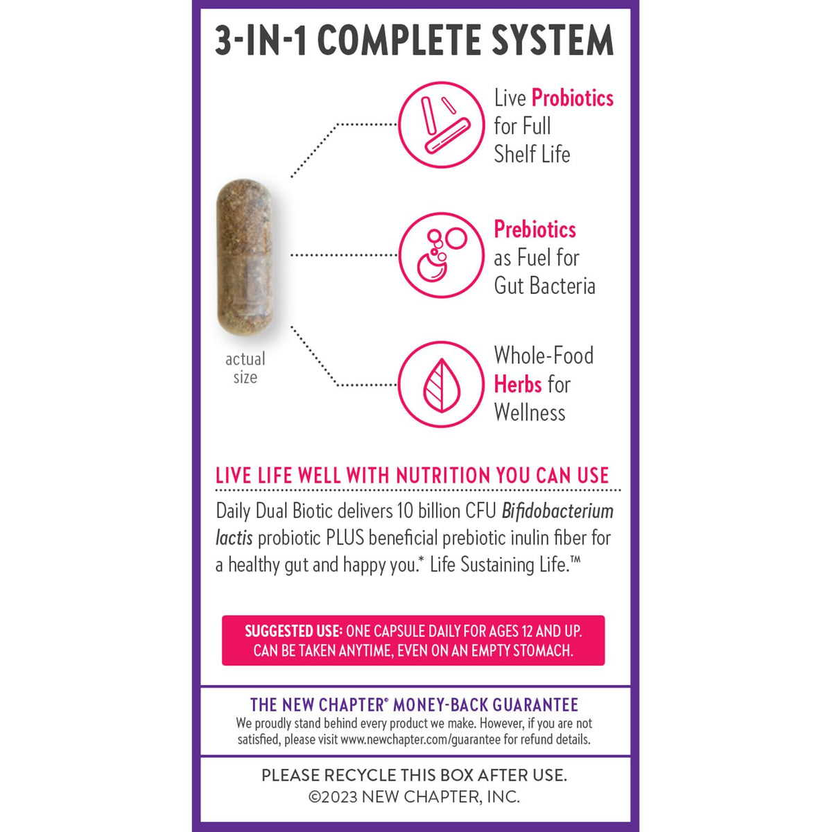 New Chapter Weight Management Probiotic - 30 Capsules - image 7