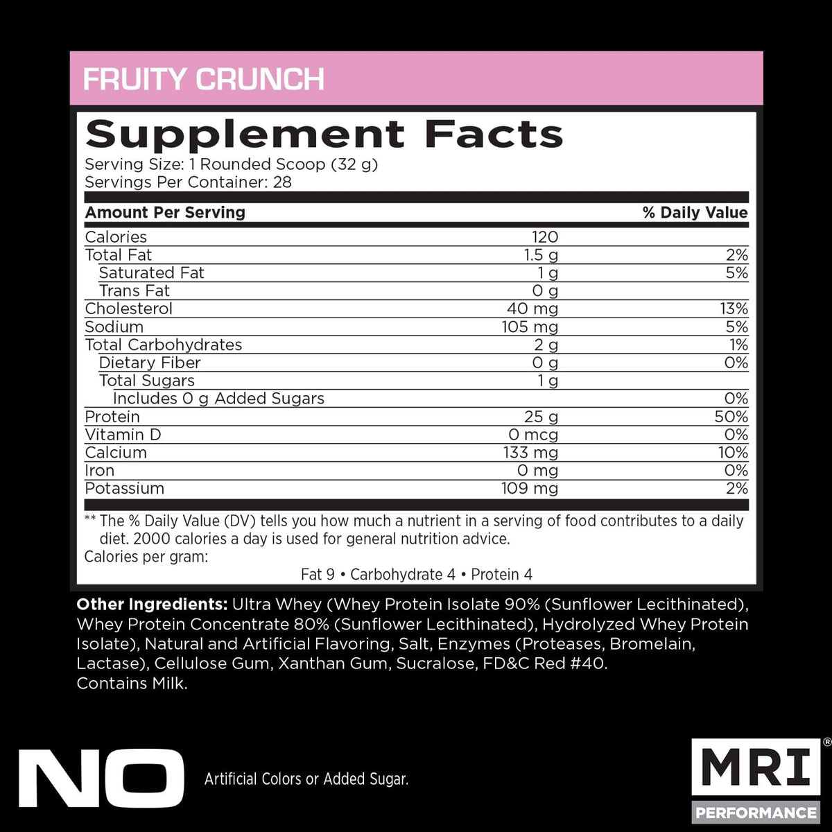 MRI Performance Ultra Whey Protein