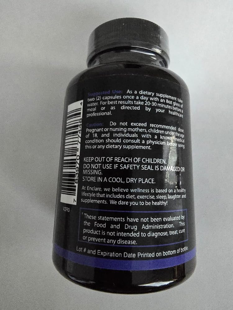 THE ENCLARE NUTRITION Ashwagandha 1300mg Capsules - 60 Count - image 4