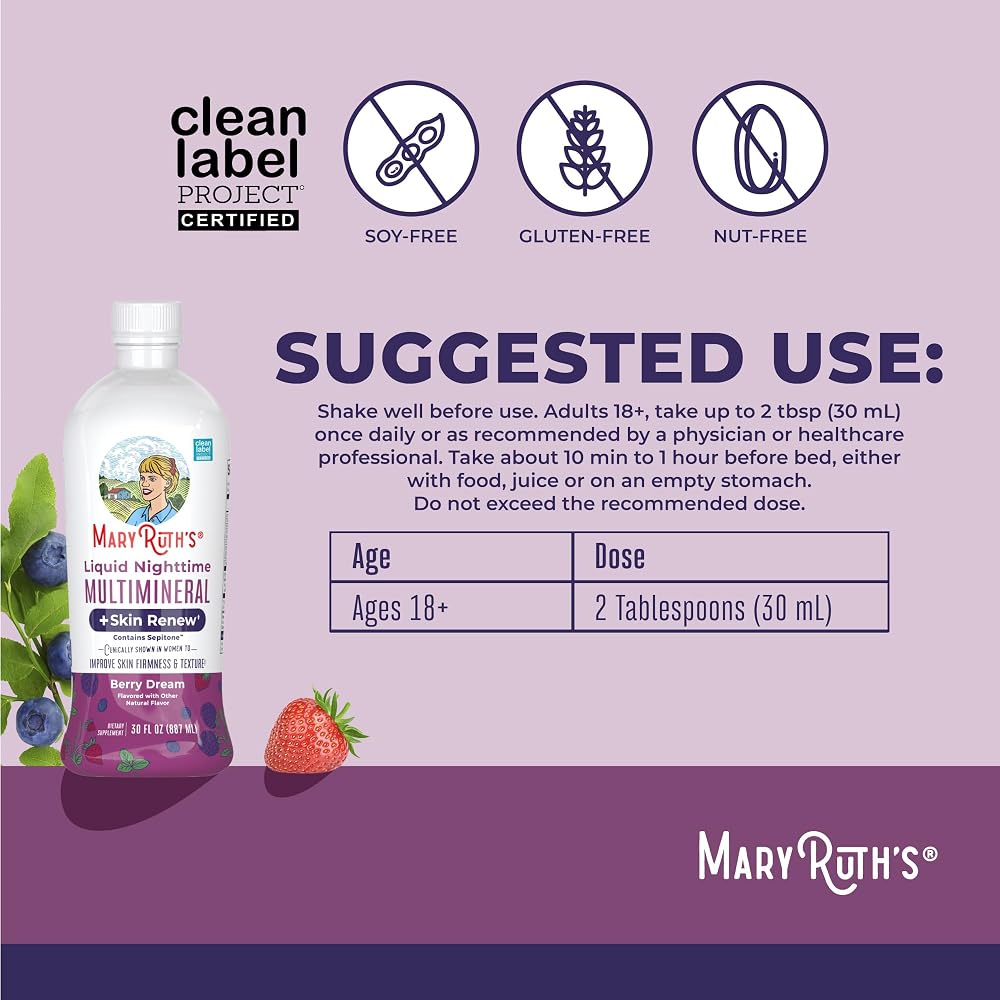 MARYRUTH'S MaryRuth Organics Nighttime Liquid Multimineral