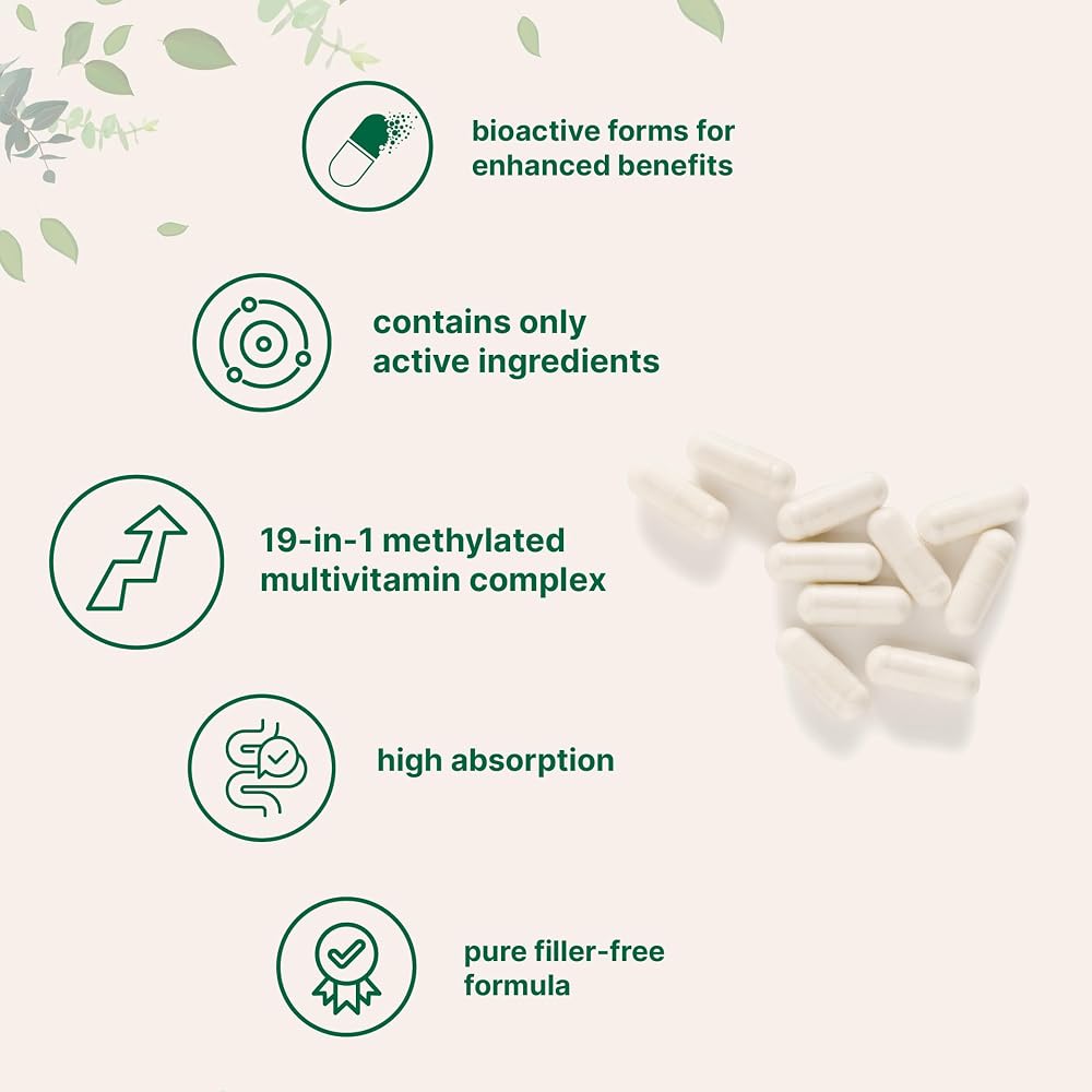 Micro Ingredients Pure Methylated Multivitamin - 240 Capsules - image 3