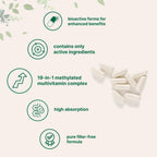 Micro Ingredients Pure Methylated Multivitamin - 240 Capsules - image 3