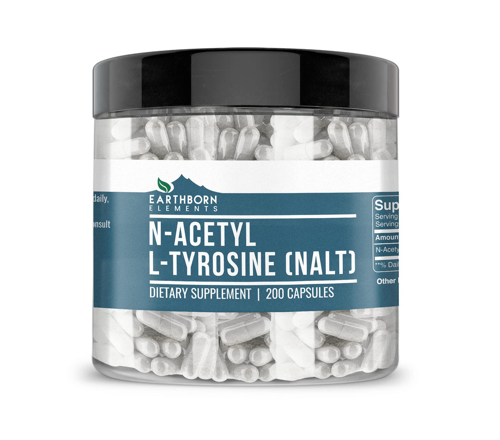 Earthborn Elements N-Acetyl L-Tyrosine (NALT) 200 Capsules