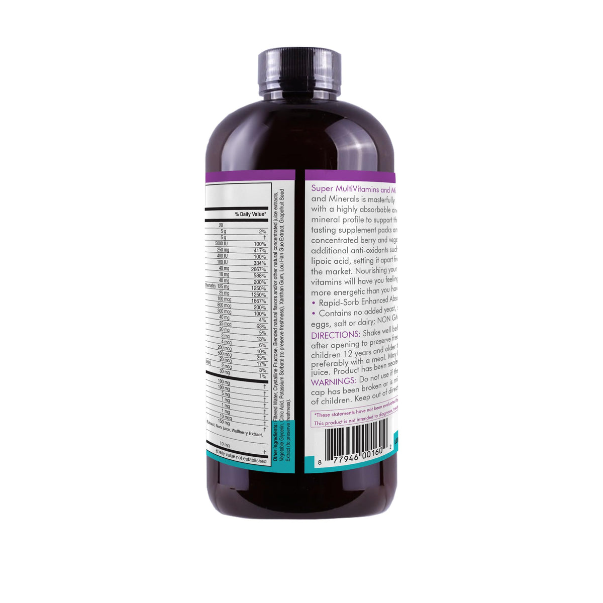 Life Solutions Liquid Super Multivitamin and Minerals - 16 fl oz - image 5