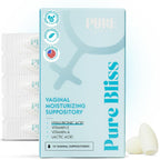 PURE WOMAN Pure Bliss Vaginal Moisturizing Suppositories - 10 Pack