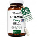 PRISTINE'S L-Theanine 200mg Capsules for Sleep & Calm Focus - 150 Count