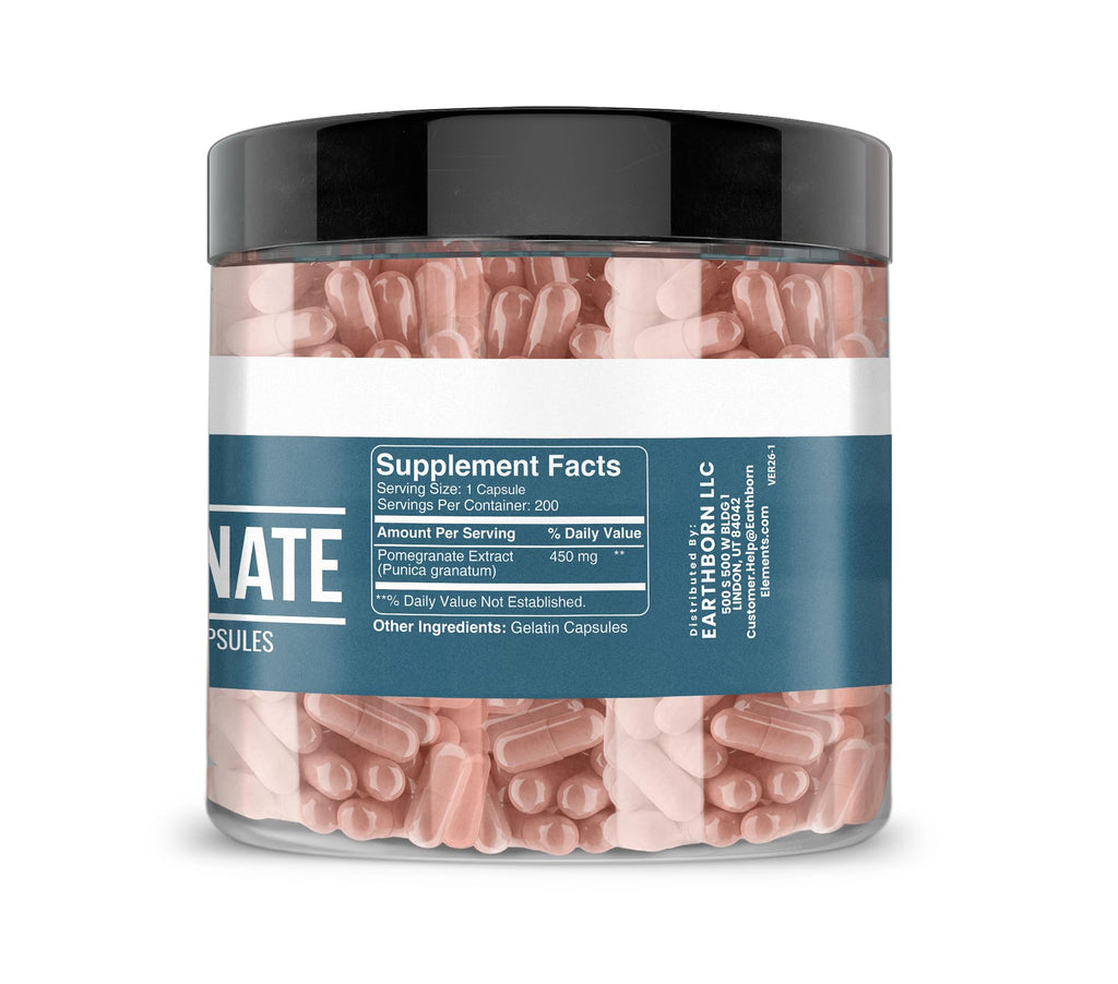 Earthborn Elements Pomegranate - 200 Capsules - image 3