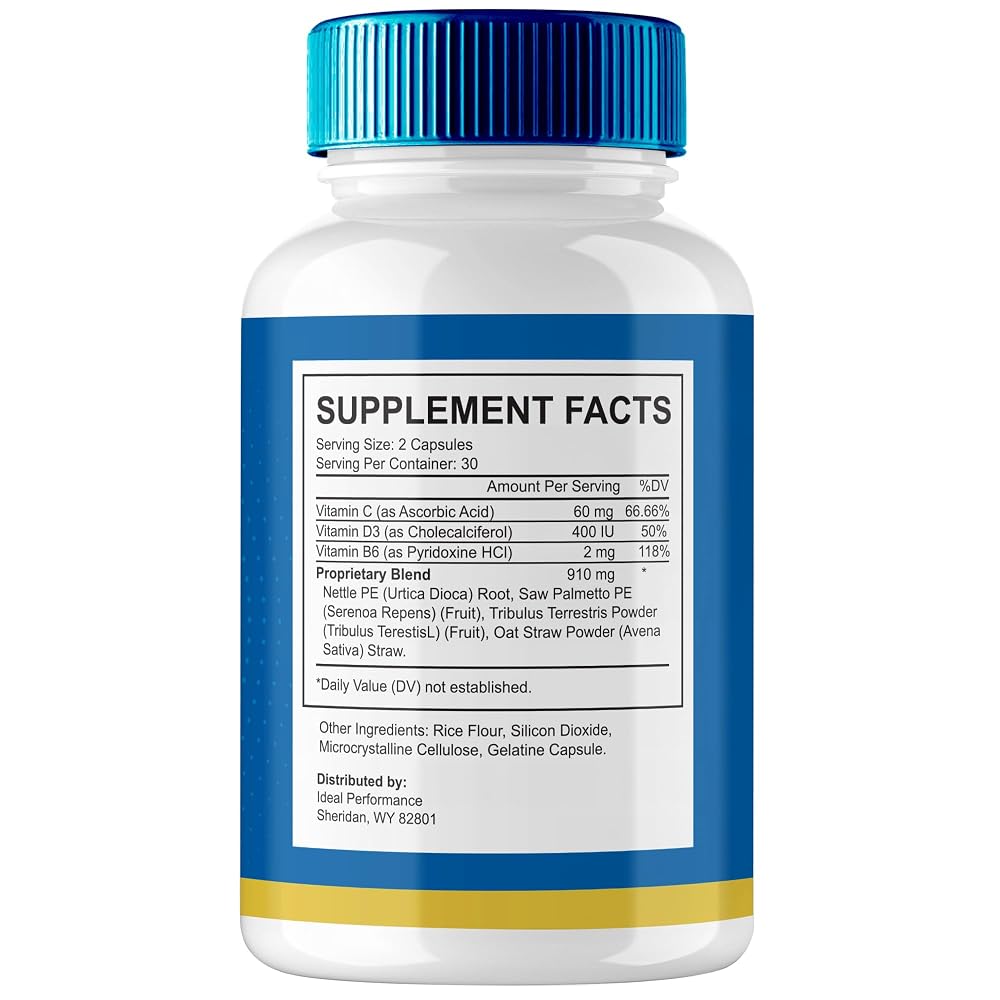 IDEAL PERFORMANCE Jertaris Prostate Health Capsules - 120 Count - image 2