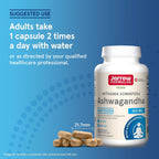 Jarrow Formulas Ashwagandha 300 mg - 120 Vegetarian Capsules - image 7
