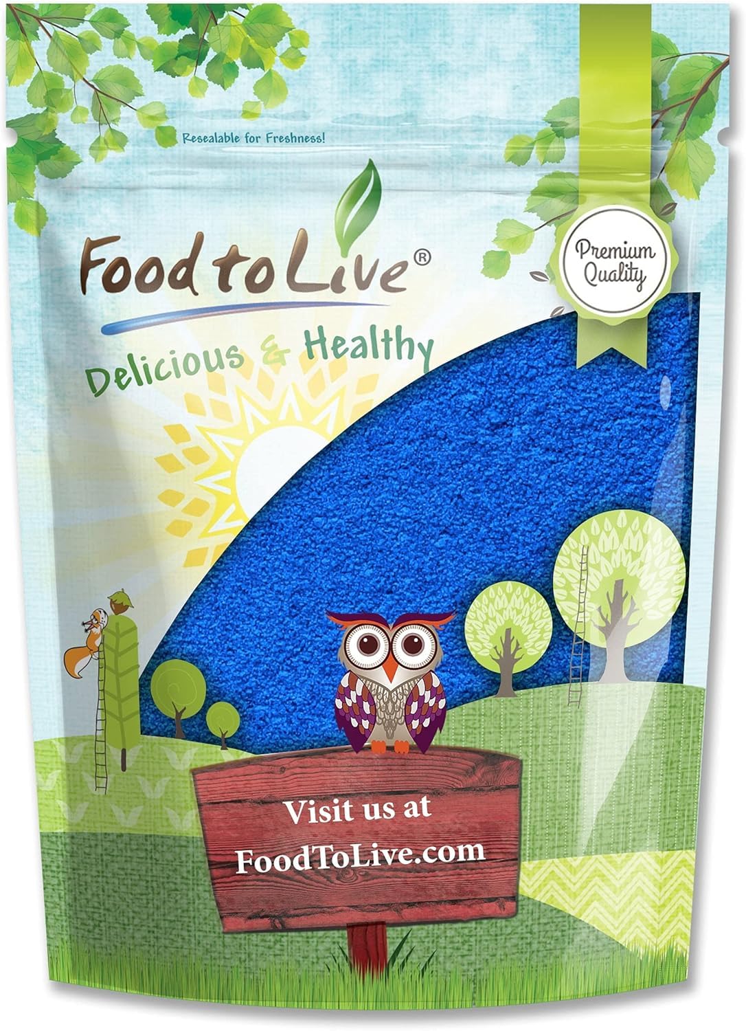 Food to Live Blue Spirulina Powder