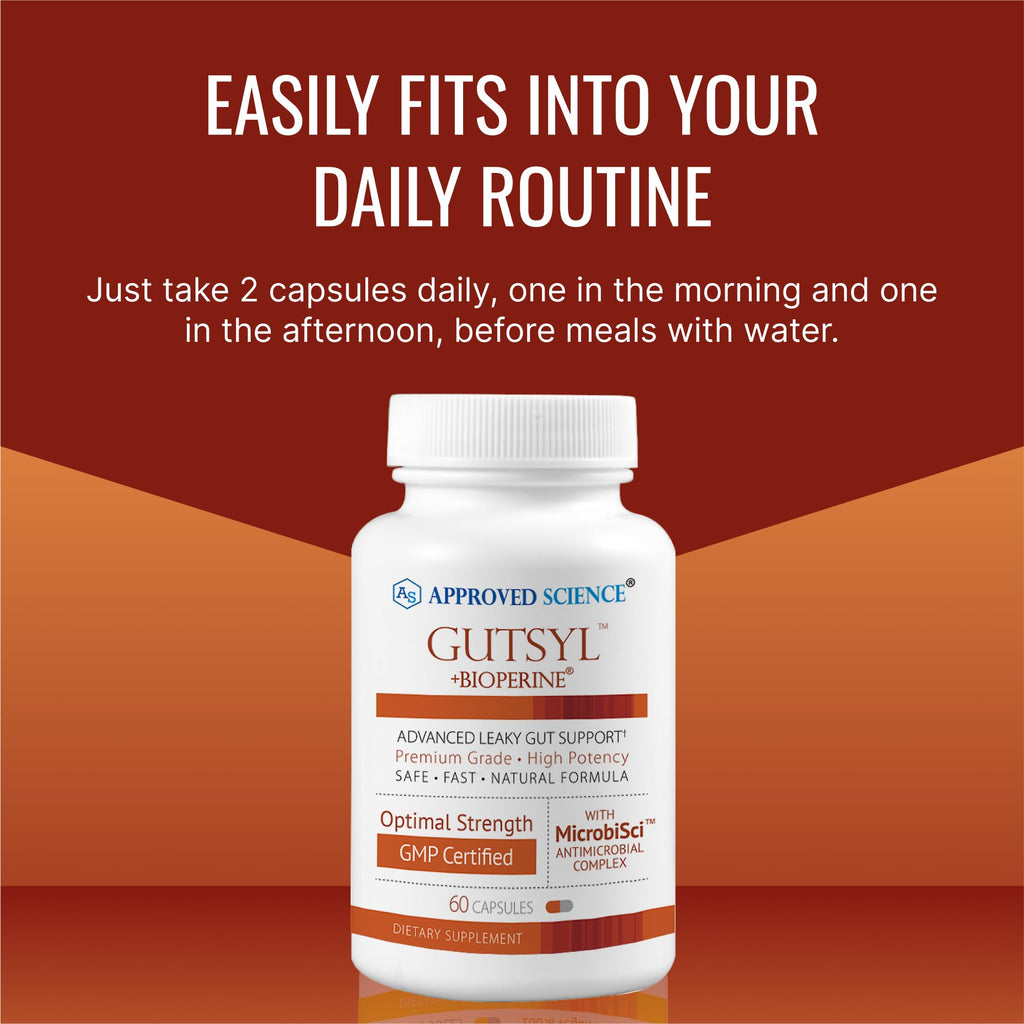 Approved Science Gutsyl Digestive Supplement with Aloe Vera - 360 Capsules - image 5