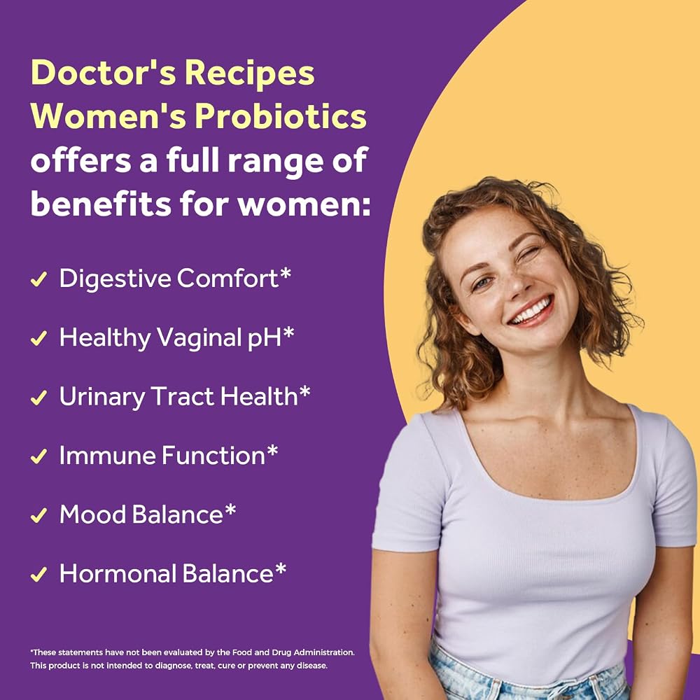 Doctor's Recipes Probiotics for Women 100 Billion CFU - 30 Vegan Capsules - image 3