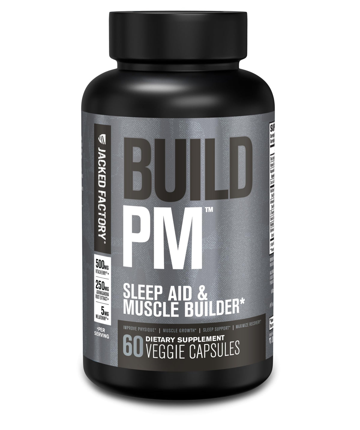 Jacked Factory Build PM Nighttime Muscle Builder - 60 Capsules