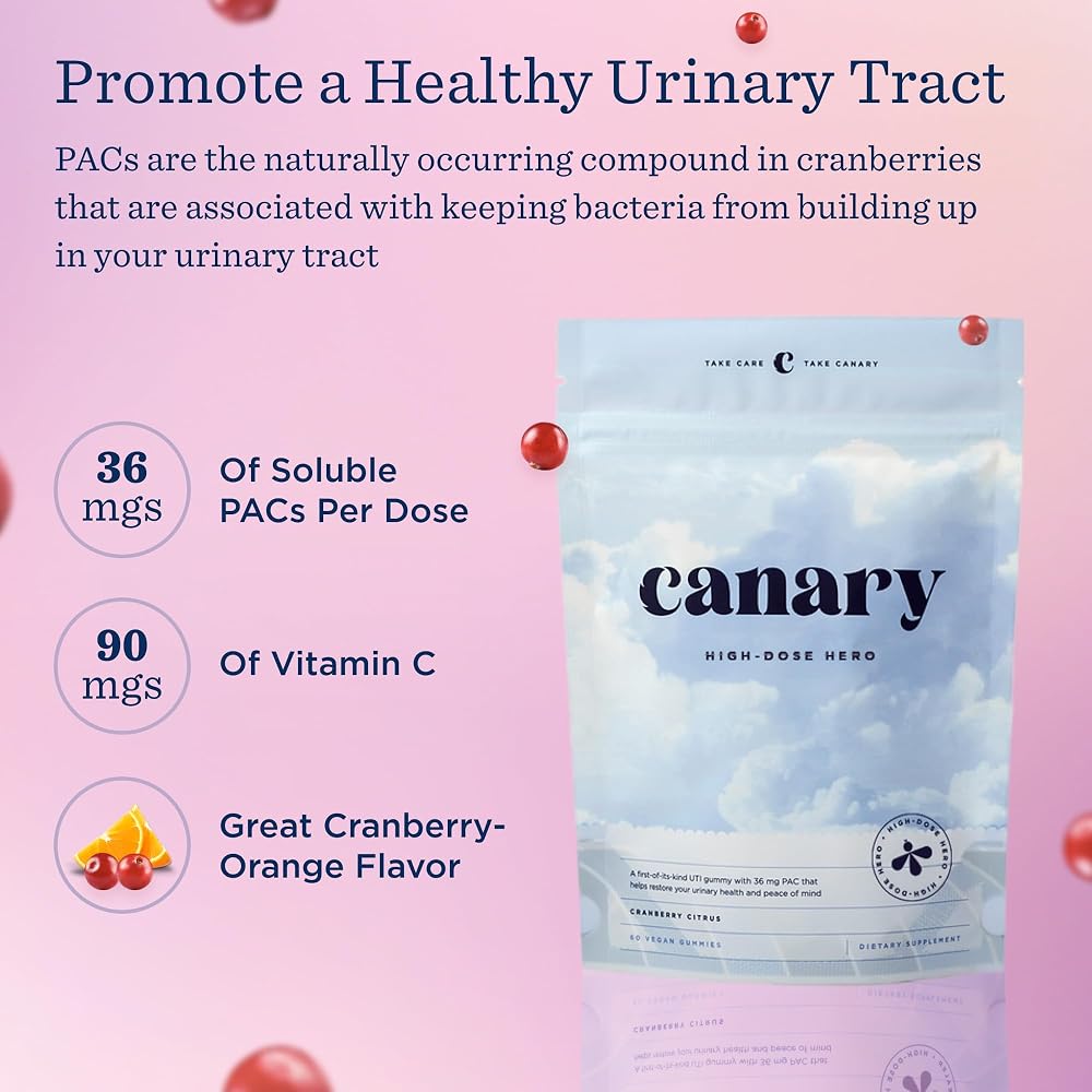 Canary High-Dose Hero Urinary Tract Health Gummies - 60 Gummies - image 2