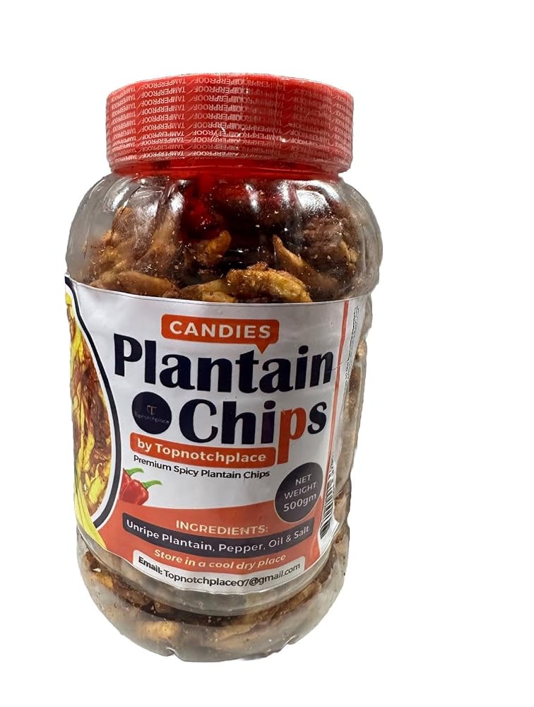 Topnotchplace Plantain Chips Lightly Salted - 500g