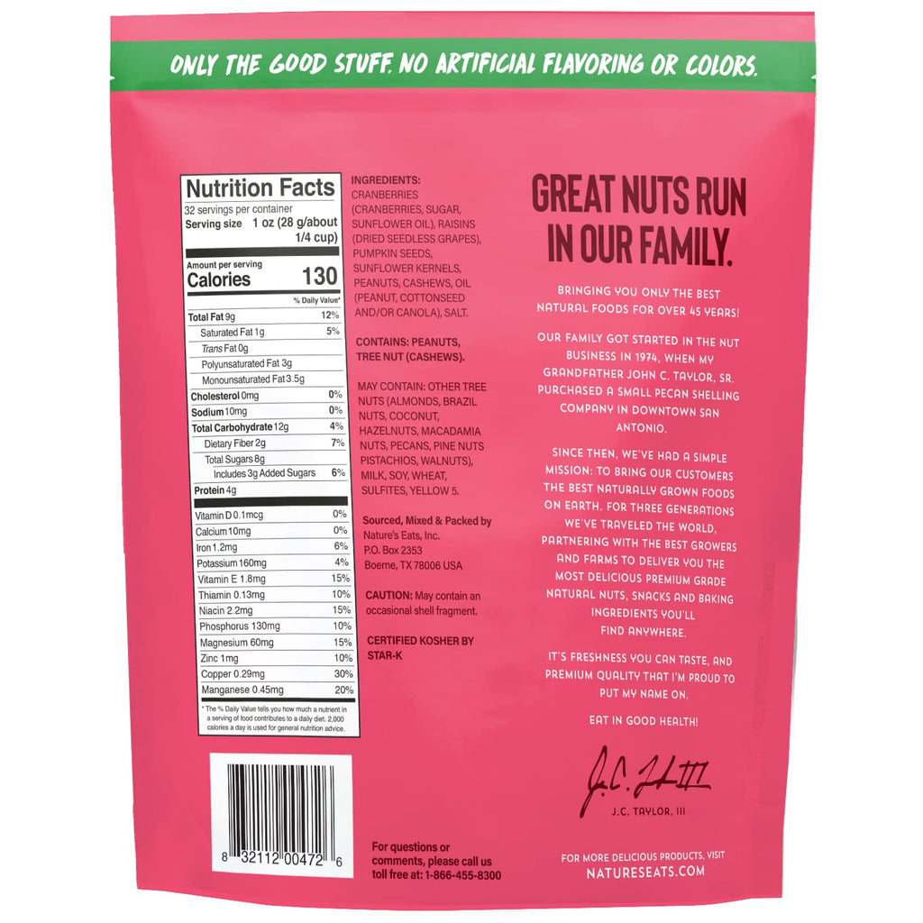 Nature's Eats Endurance Cranberry Mix - 32 Oz - image 2