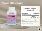 Zen Principle Marine Collagen Peptides Powder with OptiMSM Capsules.