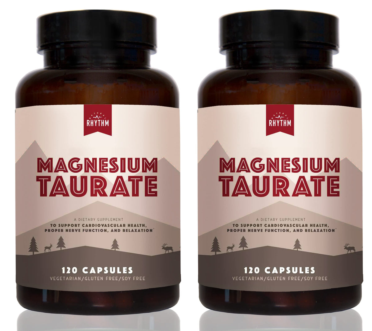 Natural Rhythm Magnesium Taurate 750mg - 240 Capsules
