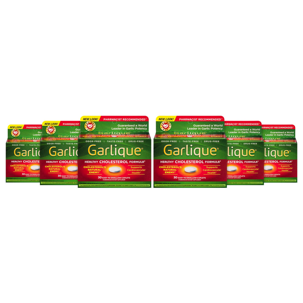 Garlique Healthy Cholesterol Formula with Allicin - 60 Caplets