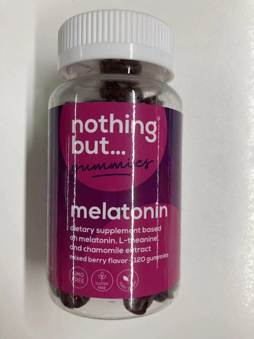 nothing BUT nutrition Melatonin Gummies 5mg for Sleep - 120 Gummies - image 2