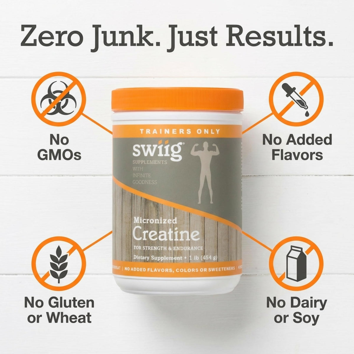 swiig Micronized Creatine Monohydrate Powder - 90 Servings - image 3