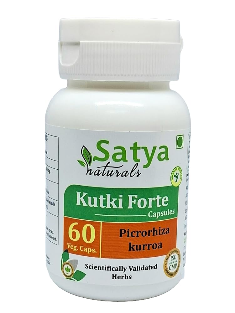 Satya Naturals Kutki Forte Capsules 500 mg. 60 Veg. Capsule