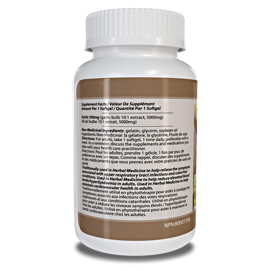 Total Natural Garlic Extract 5000mg - 2400 Softgels - image 3