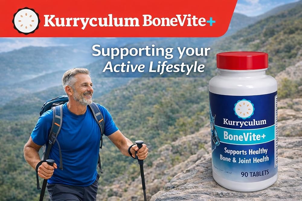 Kurryculum BoneVite+ Glucosamine Chondroitin MSM - 90 Tablets - image 8